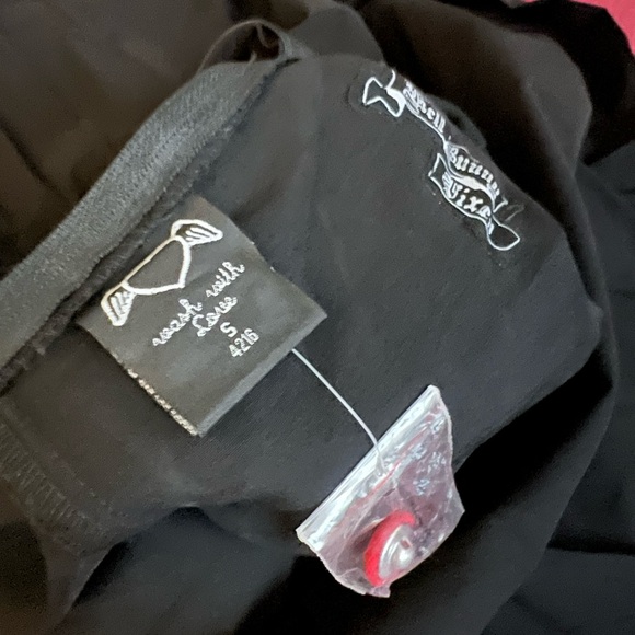 Elegant Black and Red Women's Dress with GI Joe Cobra Patch - Picture 9 of 9